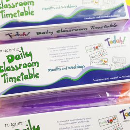 Tadah Learning that Sticks Daily Classroom Timetable